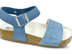 Gelattto WOODSTOCK SANDAL JEANS NAVY(JEANS) Best Sale