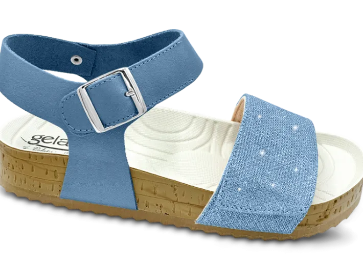 Gelattto WOODSTOCK SANDAL JEANS NAVY(JEANS) Best Sale